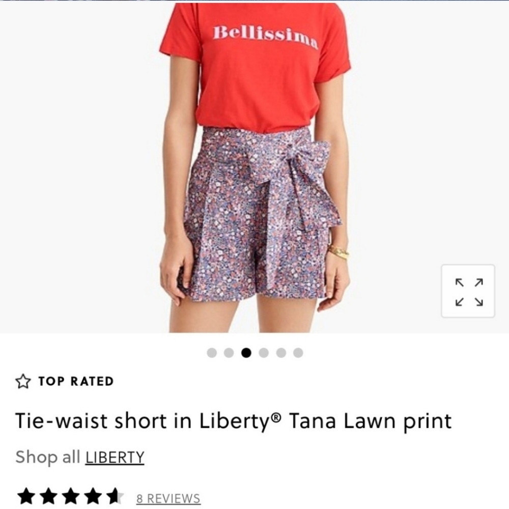 J Crew Tie waist Shorts.